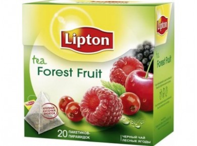 Чай LIPTON Forest Fruit в пирамидках, 1,4гх20, 2 штуки