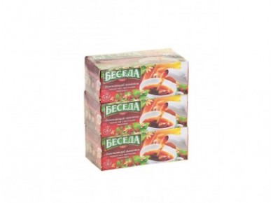 Чай БЕСЕДА черный с листочками лимонника, 26х1,5г, 3 штуки