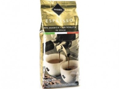 Зерновой кофе RIOBA gold 80% arabica 20% robusta, 1000г, 1 штука