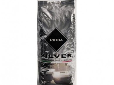 Зерновой кофе RIOBA silver 55% arabica 45% robusta, 1000г, 1 штука