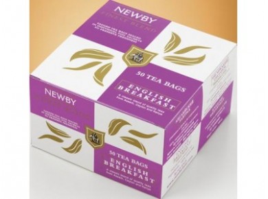 Чай NEWBY английский завтрак черный пакетированный, 50х2г, 1 штука