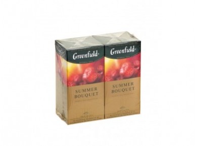 Чай GREENFIELD summer bouquet, 2гх25шт, 2 упаковки