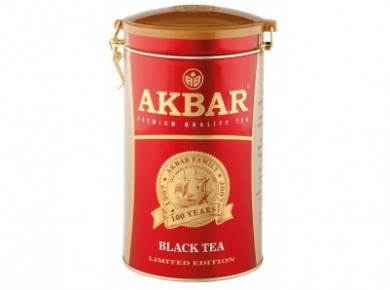 Чай AKBAR 100 Years черный листовой, 450г, 1 штука