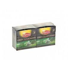 Чай LIPTON Green Gunpowder зеленый, 20*1,8г, 2 штуки