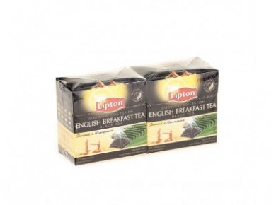 Чай LIPTON ассам черный, 20x2г, 2 штуки