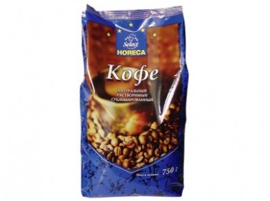 Кофе HORECA SELECT растворимый сублимированный, 750г, 1 штука