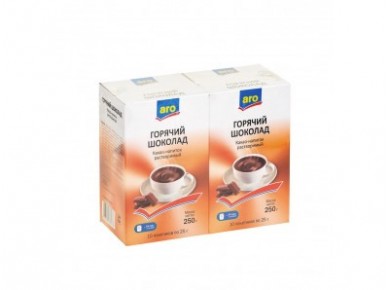 Горячий шоколад ARO, 250г, 2 штуки