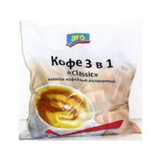 Кофе ARO 3в1 классик, 100х20г, 1 штука