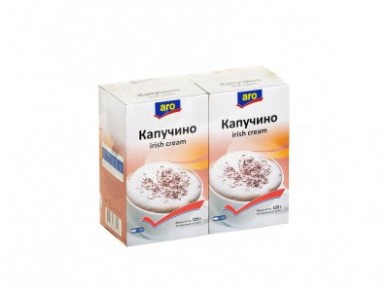 Капучино ARO айриш крем, 125г, 2 штуки