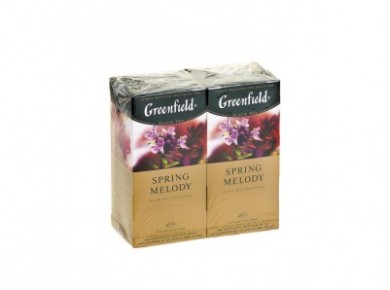 Чай GREENFIELD черный spring melody, 25*2г, 2 штуки