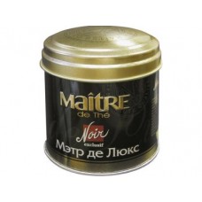 Чай MAITRE мэтр de lux, черный листовой , 100г, 2 штуки