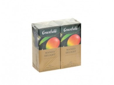 Чай GREENFIELD белый mango delight, 25*1,8г, 2 штуки