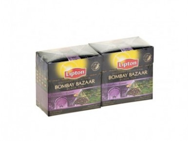 Чай LIPTON Bombay Bazaar черный со специями, 20х1,8г, 2 штуки