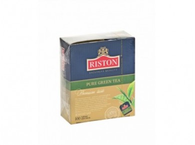 Чай RISTON Зеленый с Жасмином, Пакетированный, 100х2г, 1 штука