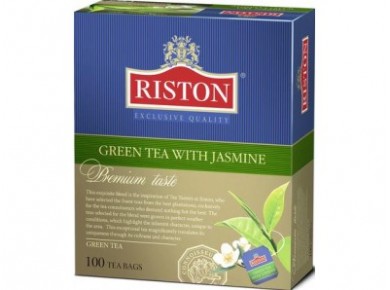 Чай RISTON зеленый с жасмином, 100х2г, 1 штука