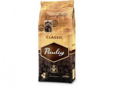 Кофе PAULIG classic в зернах, 250г, 1 штука
