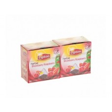 Чай LIPTON клубника/малина, 20х2г, 2 штуки