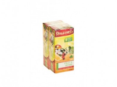 Чай MILFORD фрукты и травы, 20х1,75г, 2 штуки