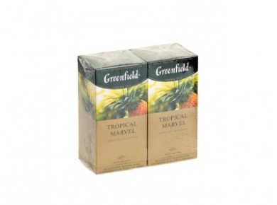 Чай GREENFIELD tropical marvel, 25х1,5г, 2 штуки