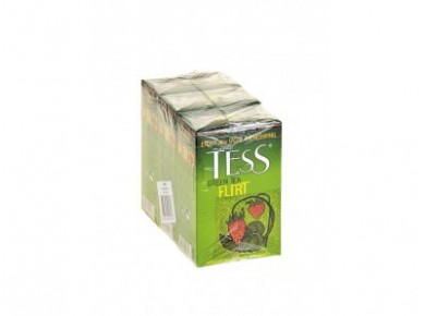 Чай TESS green tea flirt, 100г, 3 штуки