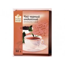 Чай FINE FOOD индийский черный листовой, 90г, 2 штуки