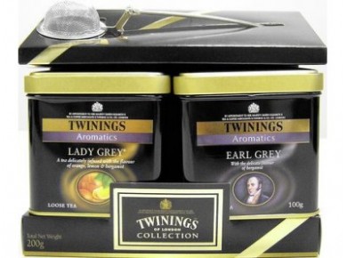 Чай TWININGS черный+сито, 200г, 1 штука
