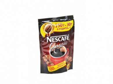 Растворимый кофе NESCAFE Classic промо-упаковка, 150г+30г, 1 штука
