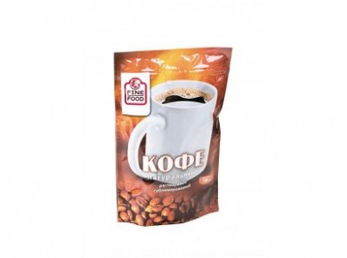 Растворимый кофе FINE FOOD, 190г, 1 штука