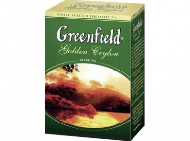 Чай GREENFIELD golden ceylon листовой, 200г, 1 штука