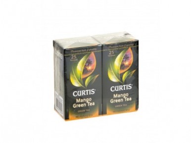 Чай CURTIS зеленый Манго, 25х2г, 2 штуки