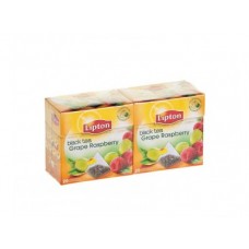 Чай LIPTON виноград/малина фруктовый, 20х1,8г, 2 штуки