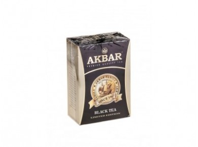 Чай AKBAR черный листовой, 250г, 1 штука