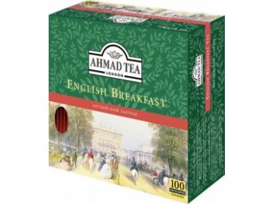 Чай AHMAD english breakfast черный, 100x2г, 1 штука