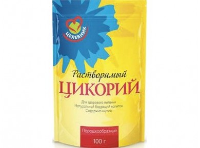 Цикорий ЗДРАВНИК И ЦЕЛЕБНИК Порошкообразный, 100г, 1 штука