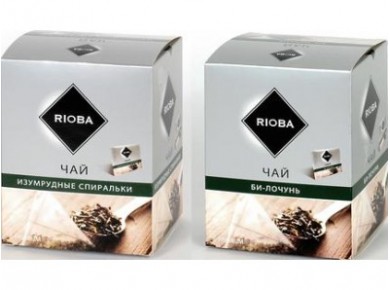 Чай RIOBA изумрудные спиральки, 20х2г, 1 штука