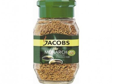 Растворимый кофе JACOBS MONARCH, 95г, 1 штука