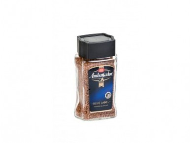 Растворимый кофе AMBASSADOR blue label, 95г, 1 штука