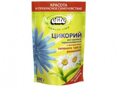 Цикорий зеленый чай/ромашка ELITE, 100г, 1 штука
