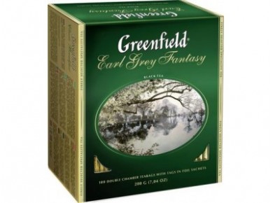Чай GREENFIELD Earl Grey черный пакетированный, 100х2г, 1 штука