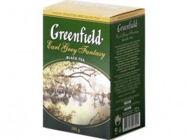 Чай GREENFIELD Earl Grey Fantasy черный с бергамотом, 200г, 1 штука