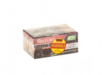 Чай MILFORD черный особо крепкий, 20х2,5г, 2 упаковки