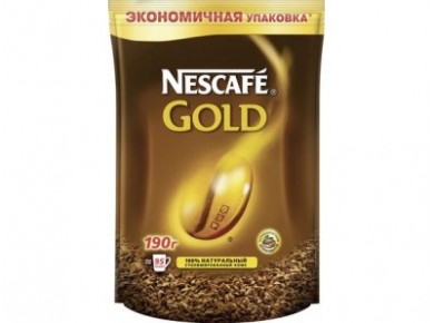 Растворимый кофе NESCAFE gold, 190г, 1 штука