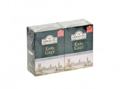 Чай черный листовой AHMAD TEA Earl Grey, 200г, 2 упаковки