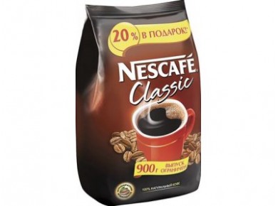 Растворимый кофе NESCAFE Classic, 900г, 1 штука