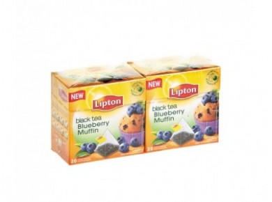 Чай LIPTON черничный кекс, 20x1,6г, 2 штуки