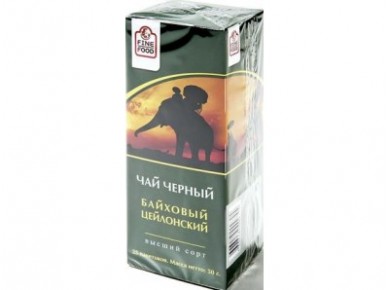 Чай FINE FOOD Черный Цейлонский, 1,8гх25, 2 упаковки