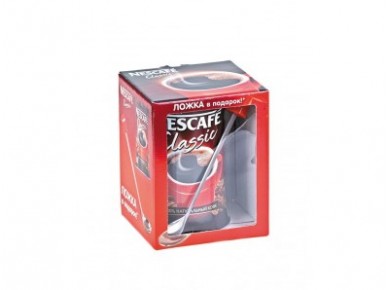 Растворимый кофе NESCAFE Classic, 250г +ложка, 1 упаковка