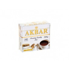 Чай AKBAR черный золотая серия, 100х2г, 1 штука