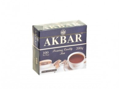 Чай AKBAR черный элитная серия, 100х2г, 1 штука