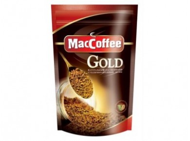 Растворимый кофе MACCOFFEE Gold, 150г, 1 штука
